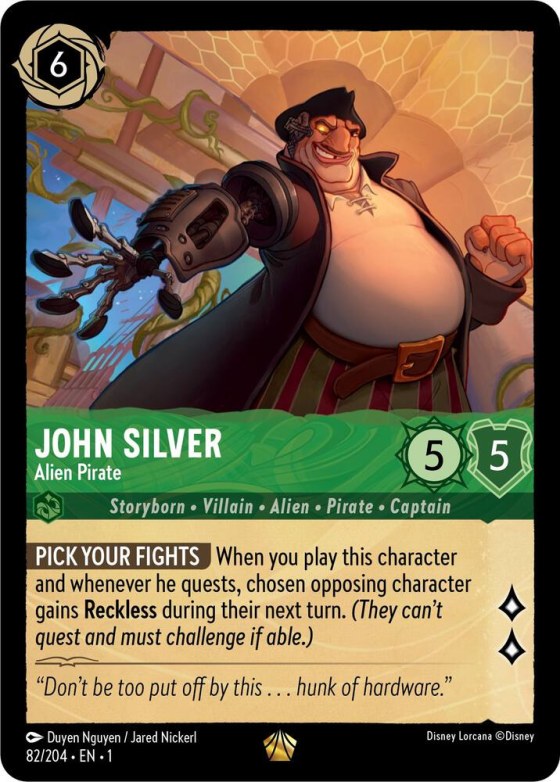 John Silver - Alien Pirate - Cold Foil