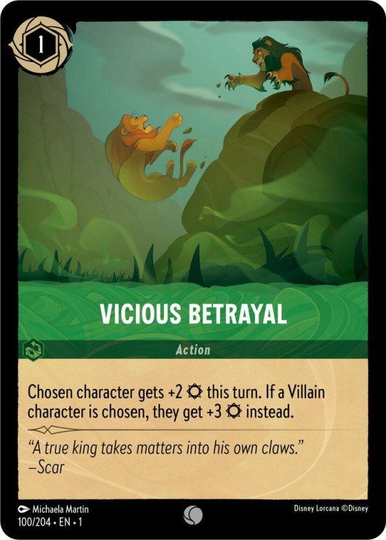 Vicious Betrayal - Cold Foil