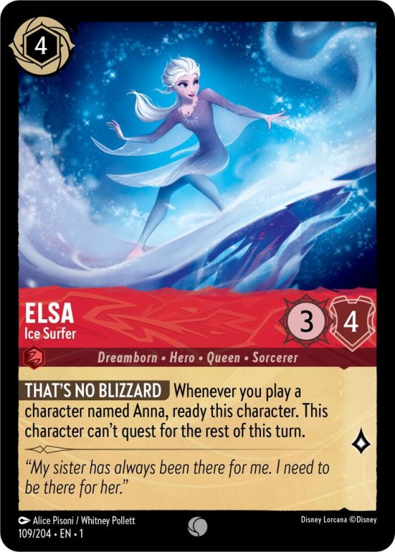 Elsa - Ice Surfer - Cold Foil