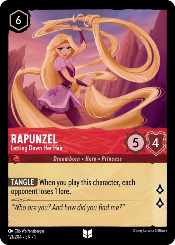 Rapunzel - Letting Down Her Hair - Cold Foil
