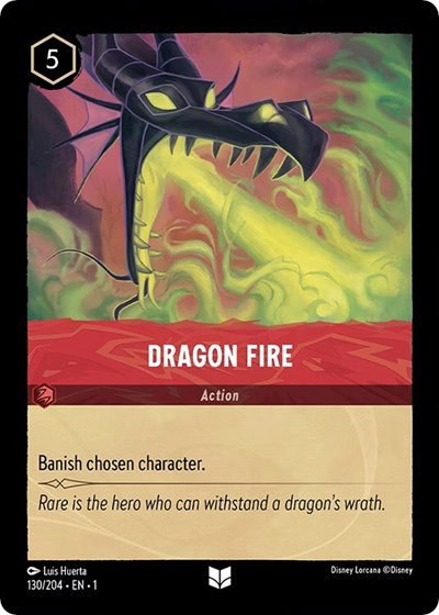 Dragon Fire - Cold Foil