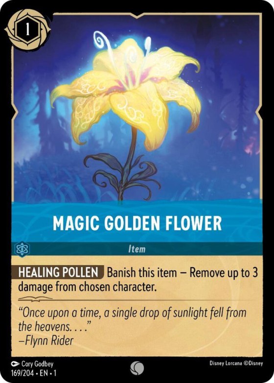 Magic Golden Flower - Cold Foil