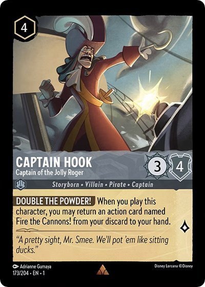 Captain Hook - Captain of the Jolly Roger - Cold Foil