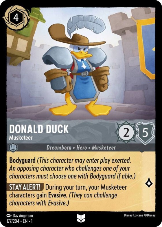 Donald Duck - Musketeer - Cold Foil