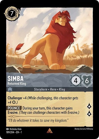 Simba - Returned King - Cold Foil