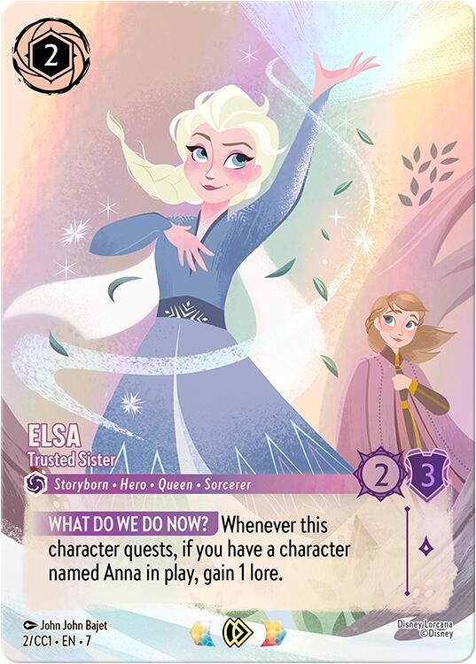 Elsa - Trusted Sister - Holofoil Elsa Trusted Sister