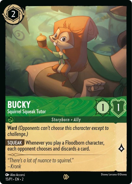 Bucky - Squirrel Squeak Tutor - Cold Foil