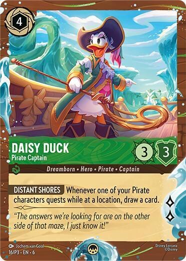 Daisy Duck - Pirate Captain - Disney Cruise Promo