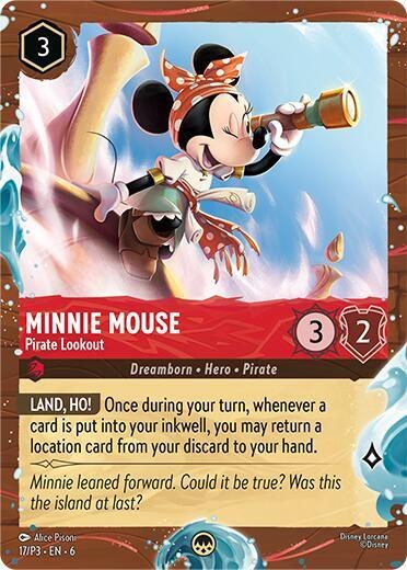 Minnie Mouse - Pirate Lookout - Disney Cruise Promo