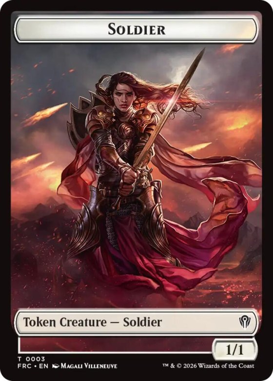Soldier // Shark Double-Sided Token