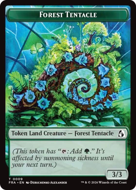 Forest Tentacle // Beast Double-Sided Token