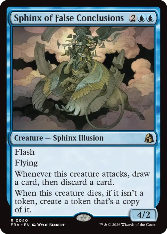 Sphinx of False Conclusions - Foil