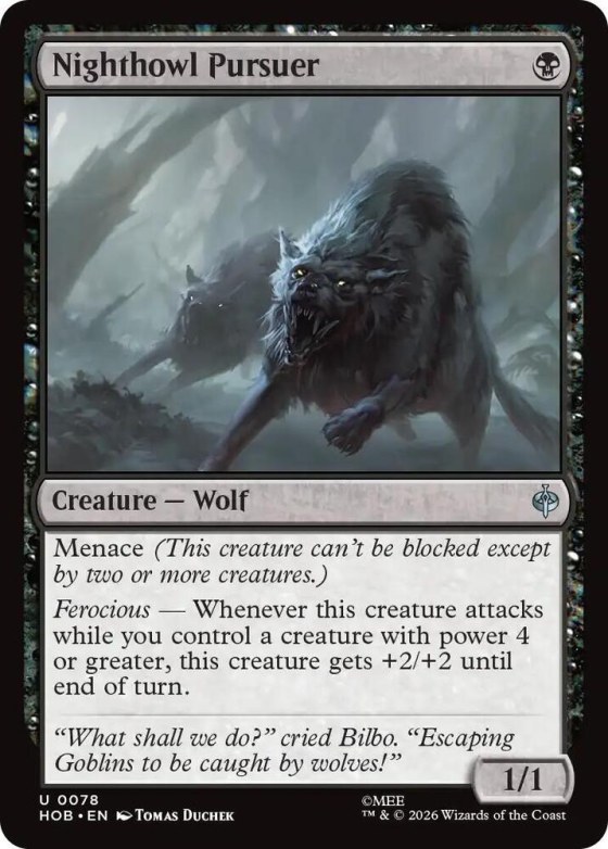 Nighthowl Pursuer - Foil