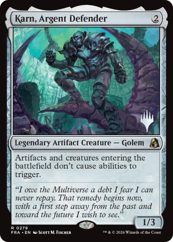 Karn, Argent Defender - Foil