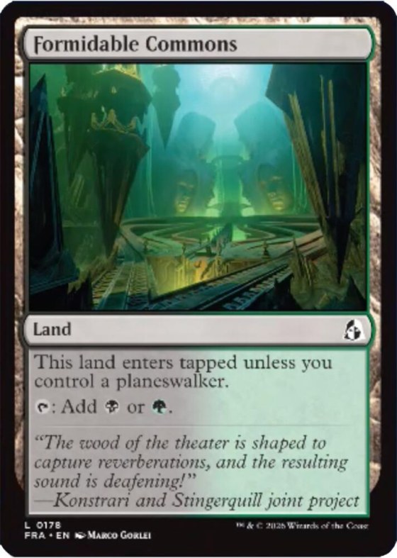 Formidable Commons - Foil