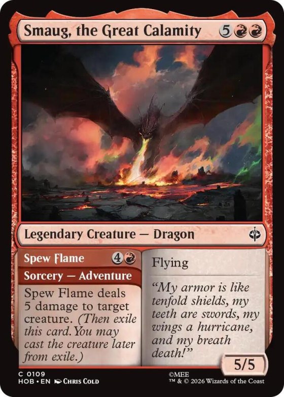 Smaug, the Great Calamity - Foil