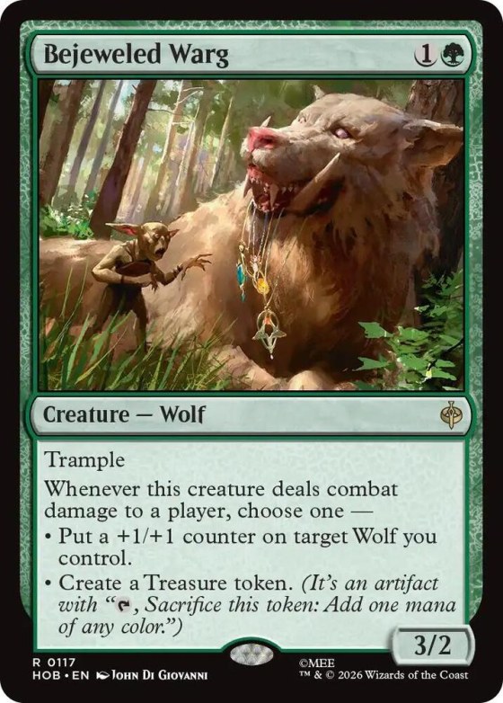 Bejeweled Warg - Foil