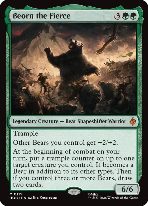 Beorn the Fierce - Foil