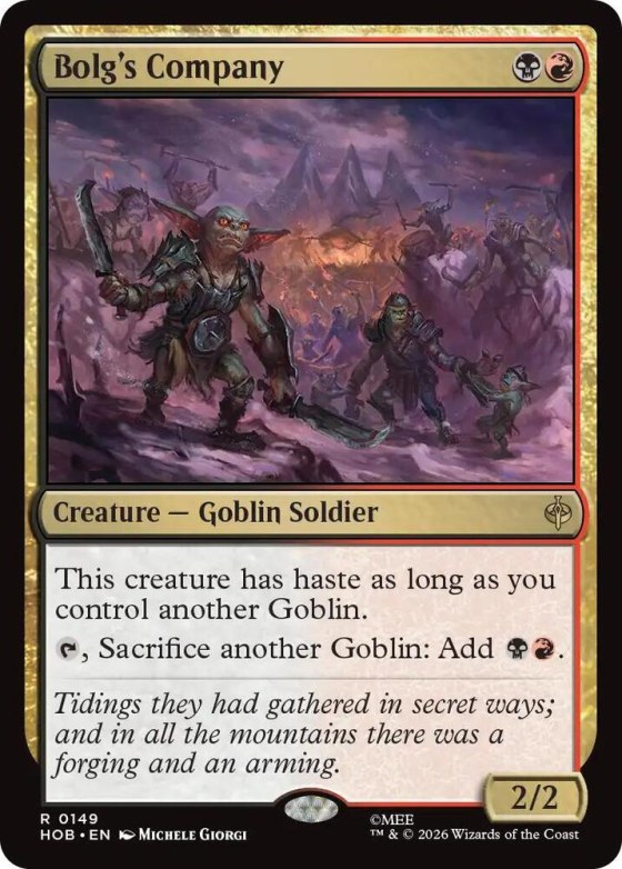 Bolg's Company - Foil