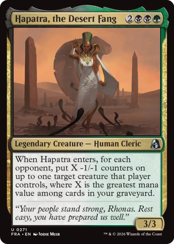 Hapatra, the Desert Fang - Foil