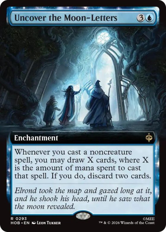 Uncover the Moon-Letters - Foil