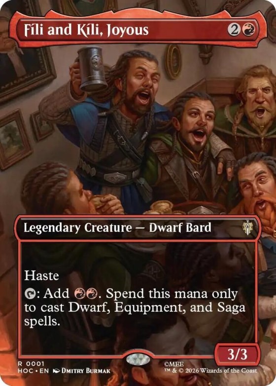 Fili and Kili, Joyous - Foil