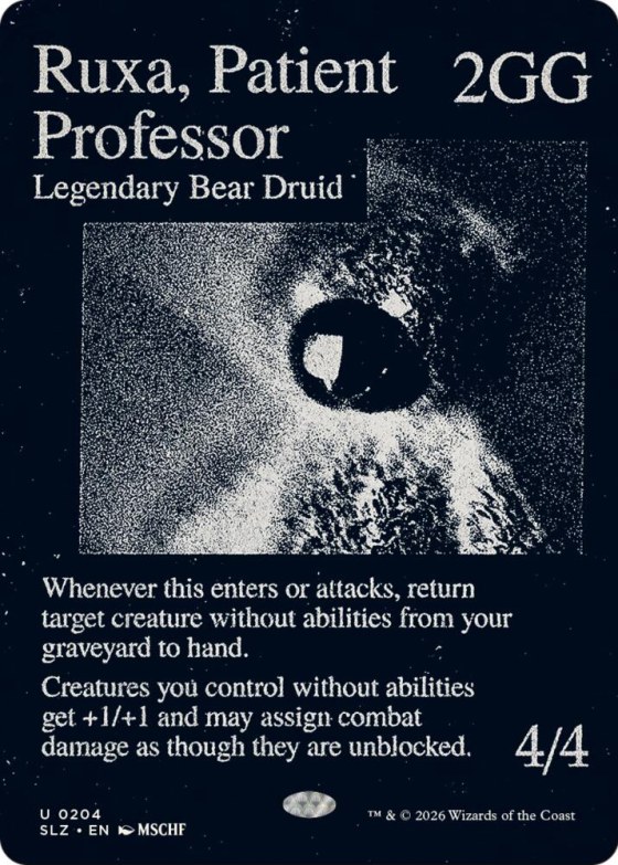 Ruxa, Patient Professor