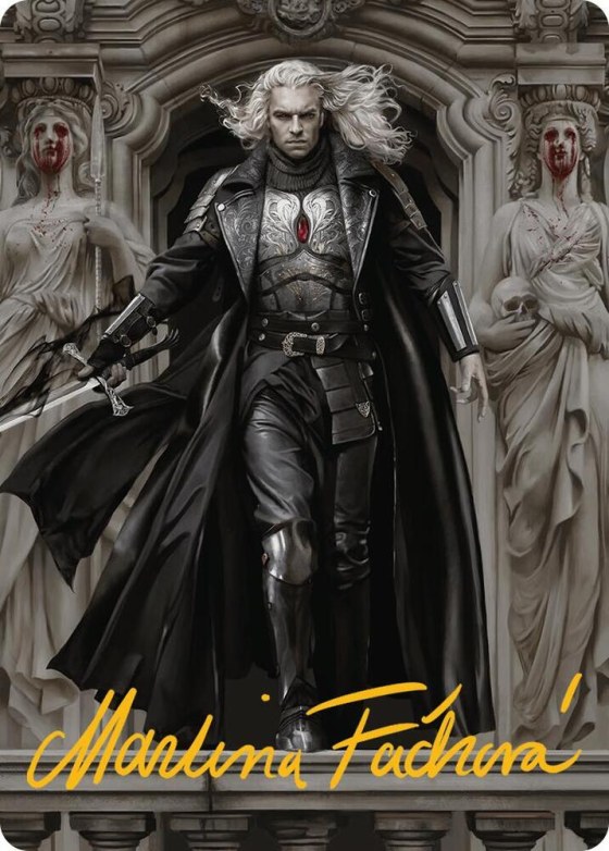 Sorin, Imperious Bloodlord Art Card - Gold Stamped Signature