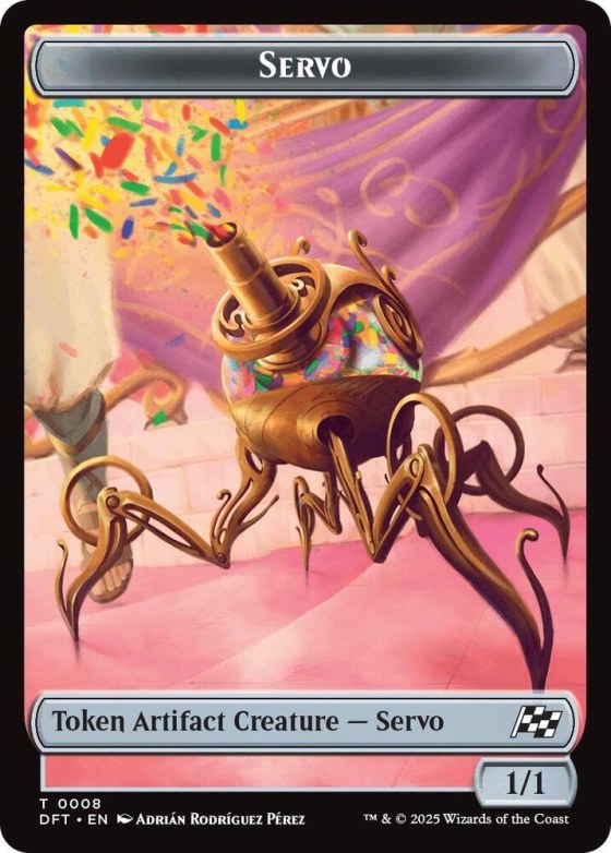 Servo // Thopter (0009) Double-Sided Token - Foil