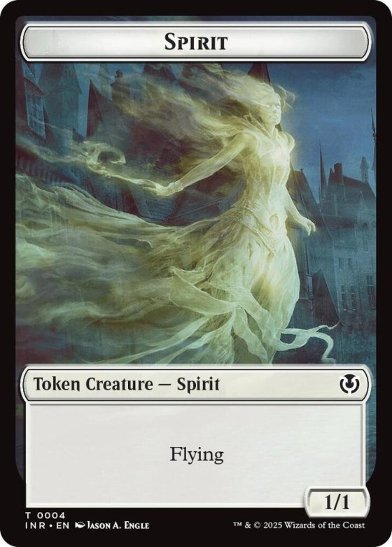 Spirit // Human (0002) Double-Sided Token - Foil