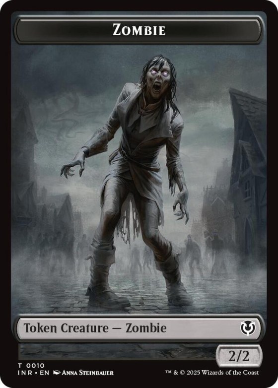 Zombie (0010) // Blood Double-Sided Token - Foil