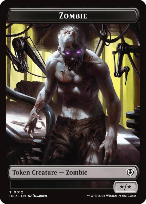 Zombie (0011) // Zombie (0012) Double-Sided Token - Foil