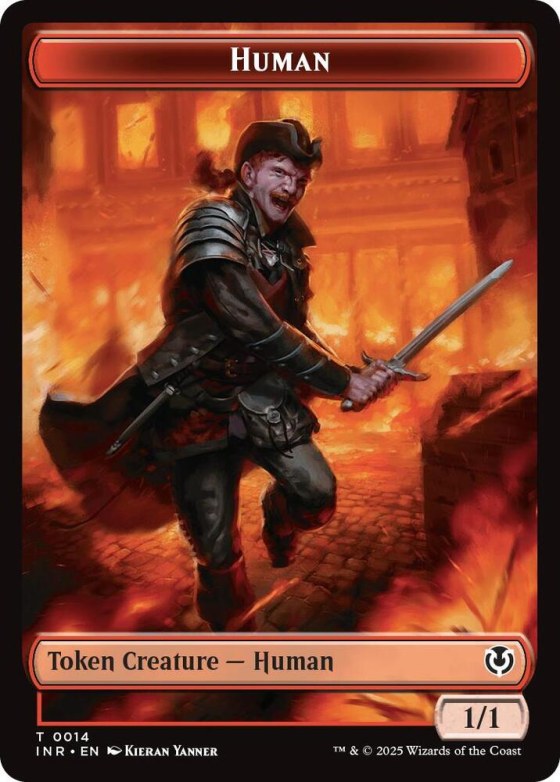Human (0014) // Emblem - Chandra, Dressed to Kill Double-Sided Token - Foil
