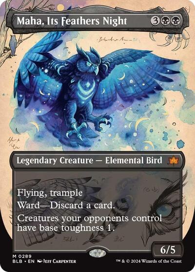 Maha, Its Feathers Night - Foil