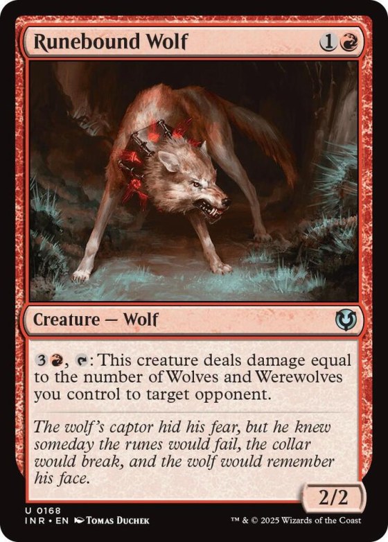 Runebound Wolf - Foil
