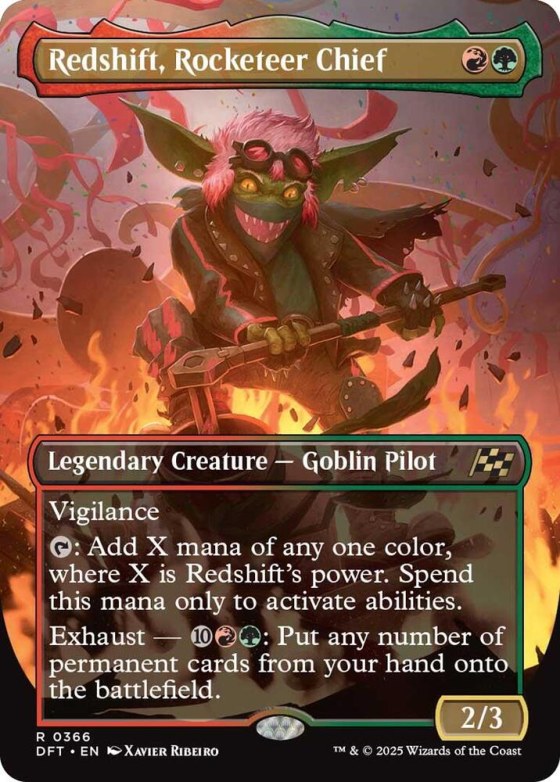 Redshift, Rocketeer Chief - Foil