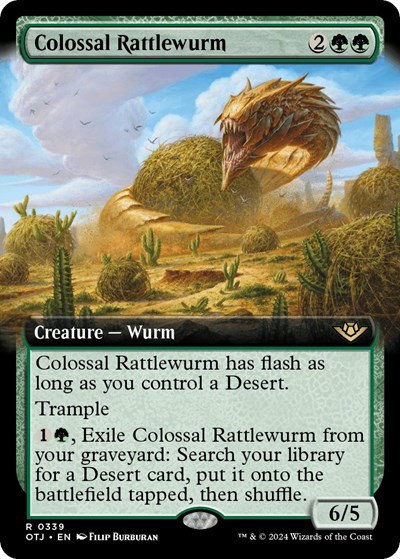 Colossal Rattlewurm - Foil