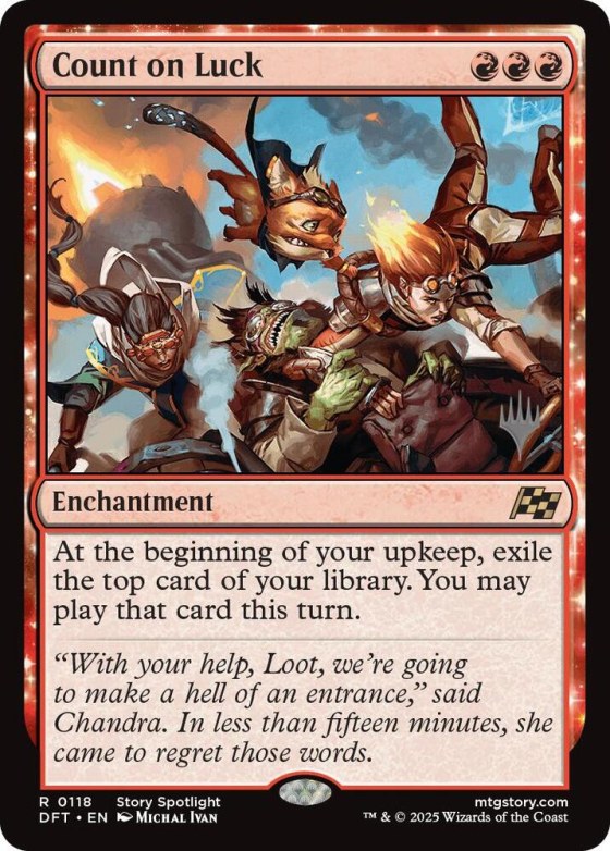 Count on Luck - Foil