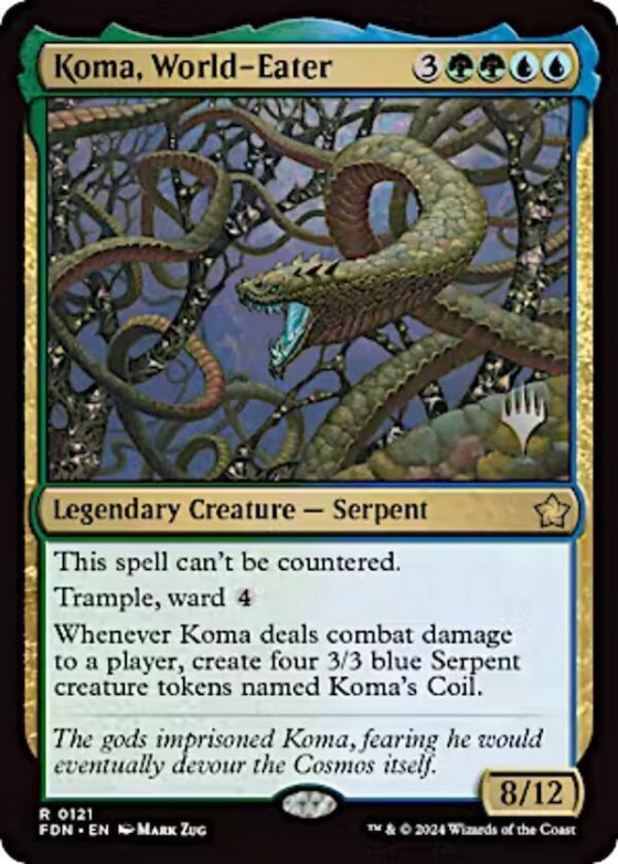 Koma, World-Eater - Foil Koma World Eater