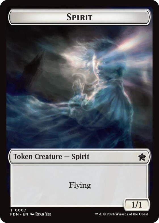 Spirit // Cat (0001) Doubled-Sided Token - Foil