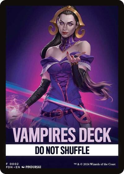 Vampires Deck Theme Card - Normal Vampires Deck Theme Car
