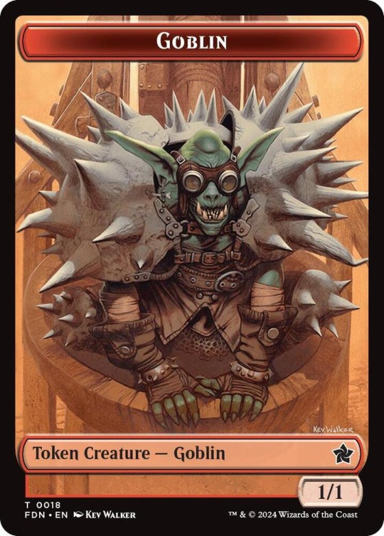 Goblin // Insect Doubled-Sided Token - Foil