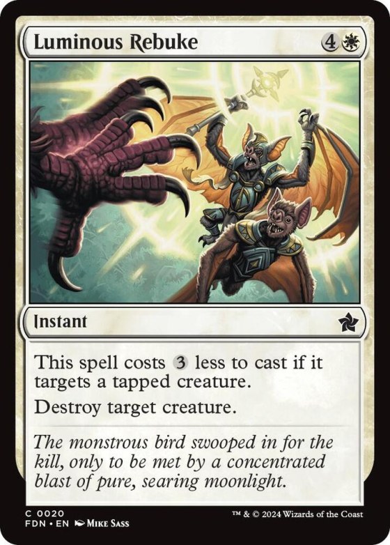 Luminous Rebuke - Foil