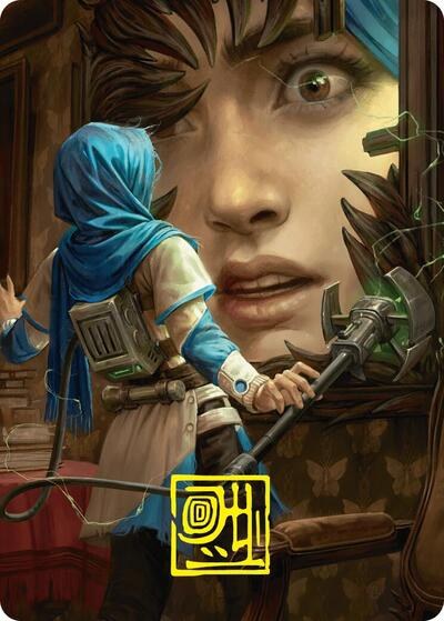 Reality Is Mine to Control Art Card - Gold Stamped Signature