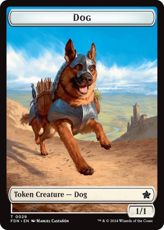 Dog // Beast (0032) Double-Sided Token