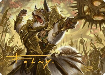 Honored Dreyleader Art Card - Gold Stamped Signature