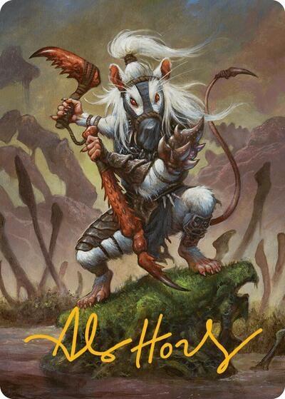 Ink-Eyes, Servant of Oni Art Card - Gold Stamped Signature