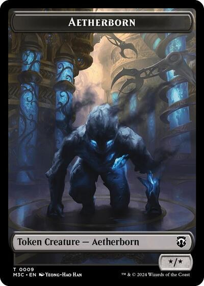Aetherborn (Ripple Foil) // Servo Double-Sided Token - Ripple Foil