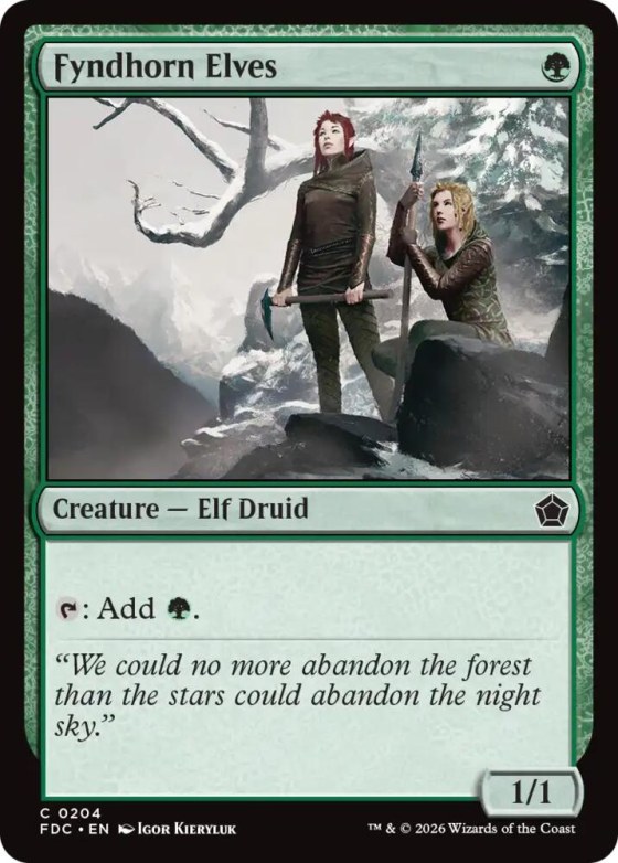 Fyndhorn Elves
