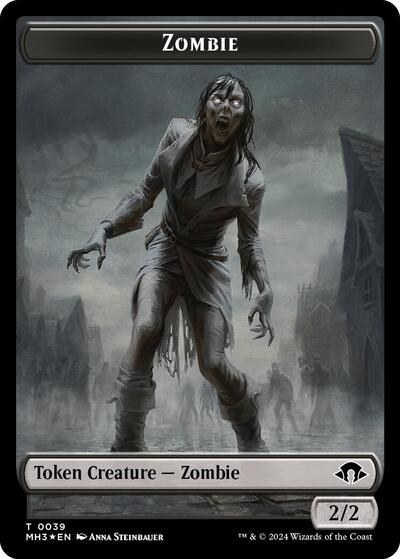 Zombie (Ripple Foil) // Elephant Double-Sided Token